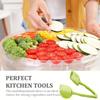 1 PC Plastic Potato Slicer Tomato Cutter Tool Shreadders Lemon Cutting Holder Cooking Tools