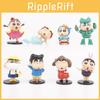 Playful Crayon Shin-chan Kandaromu Robot Pvc Collectible Figurine 8 Unique Models