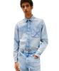 (Tommy Hilfiger) Regular Denim Shirt DM21362 X-LARGE Indigo 1AB