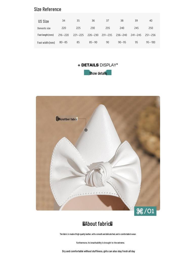 Damen Stiletto Spitzschuh Rückenfrei High Heels - Weiches Mikrofaserleder