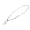 Les Trésors De Lily [J0998] - Silver-white 'Butterfly' Steel Necklace - 20x18 Mm