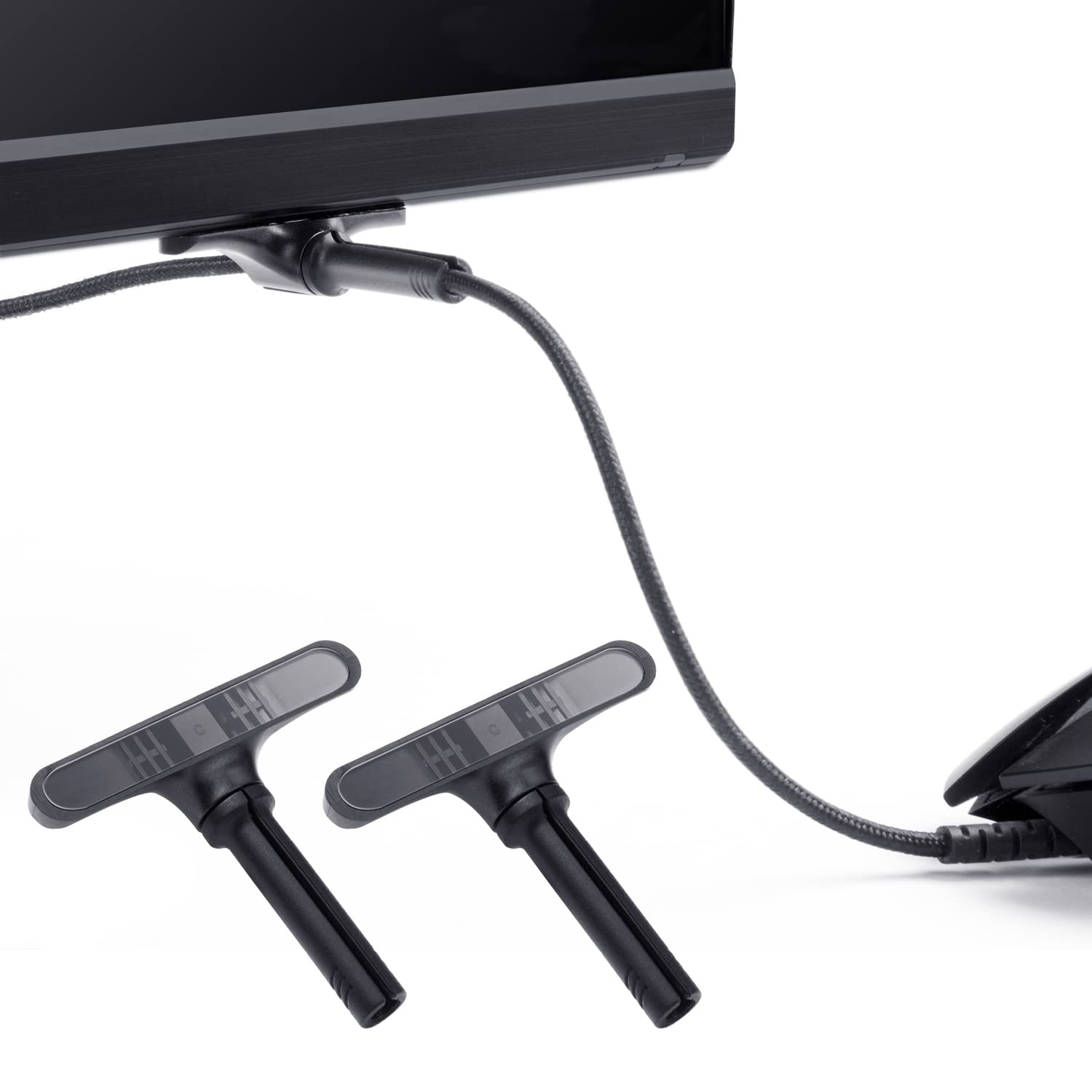 

TALONGAMES Мини-банджи для мыши, Микро-банджи, Держатель кабеля для поддержки проводной мыши, Ультракомпактный, Крепится к нижней части монитора [Авторизованный]