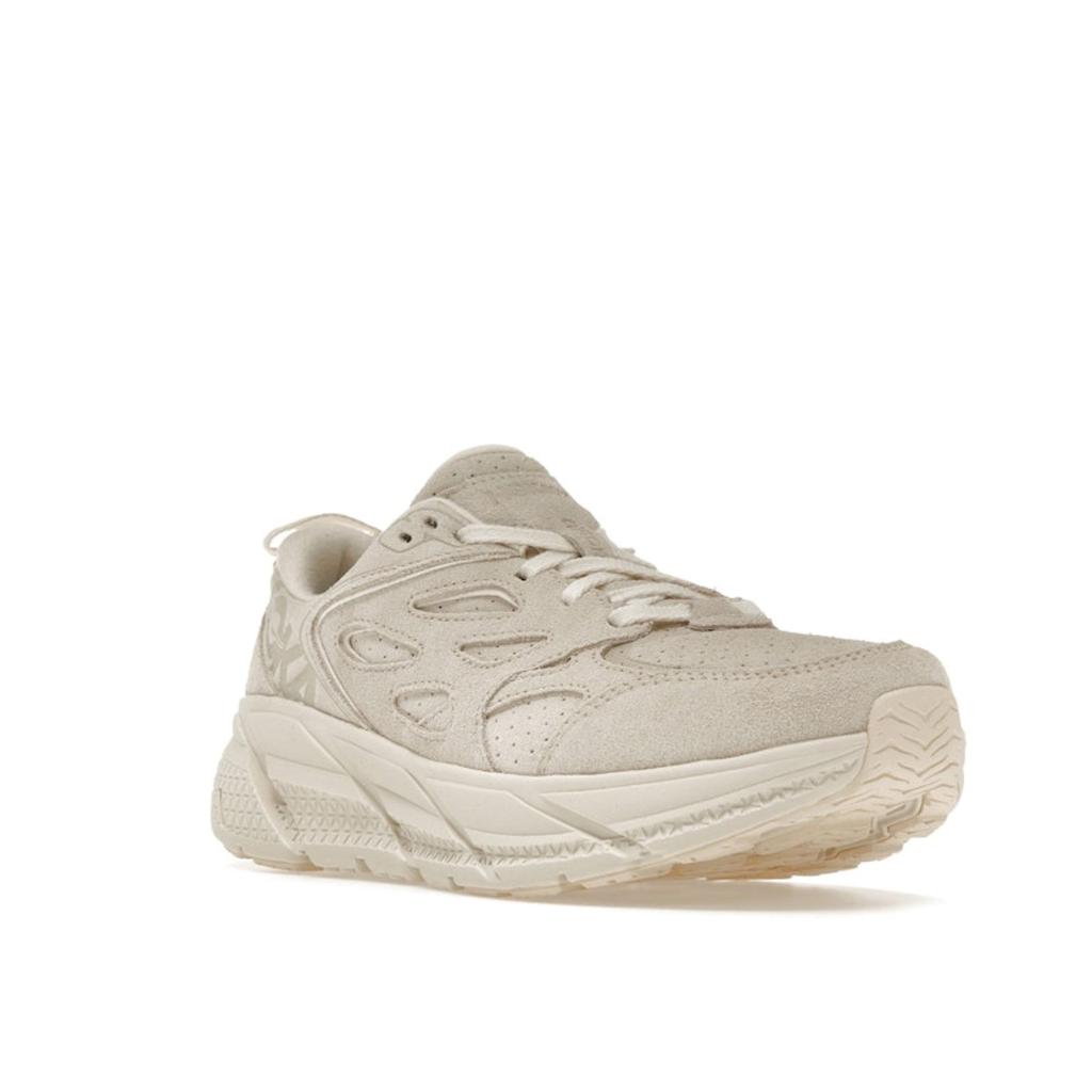 HOKA Clifton L Suede Eggnog Unisex Tenisky Krémové 1122571-EEGG