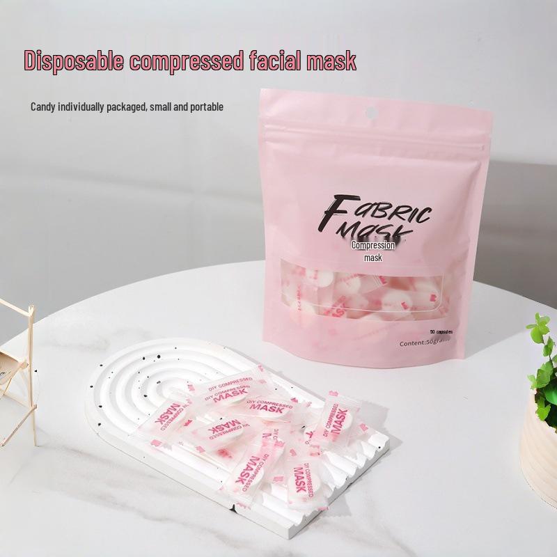 Ultra-Thin Hydrating Disposable Compressed Mask – Individually Packaged for Travel