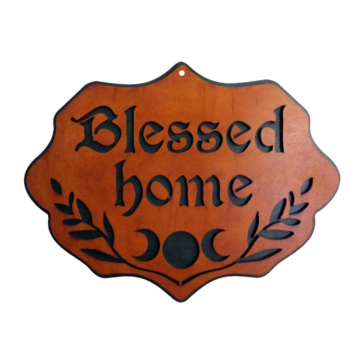 

1 шт. Благословенный дом Деревянное настенное искусство - Декор для гостиной и спальни в стиле фермерского дома, Вдумчивый подарок на новоселье или свадьбу