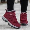 Cloth shoes big foot bone winter cotton shoes piled medium thickened sports shoes
