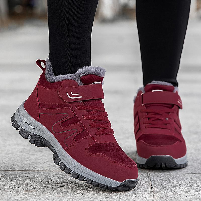 Cloth shoes big foot bone winter cotton shoes piled medium thickened sports shoes