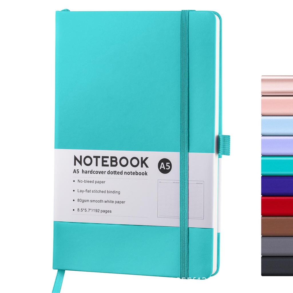 A6 Loose-Leaf Elastic Band Notebook - Customizable Student & Business Diary