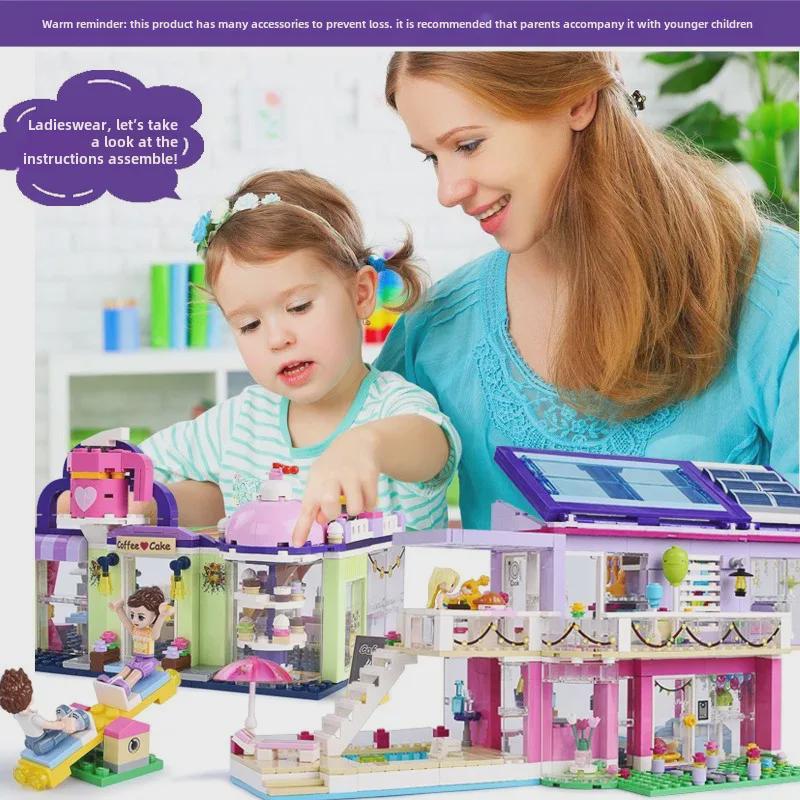 Kompatibilní s Lego: Goody 9611 Princess Fantasy Castle Building Blocks - Puzzle montážní hračky pro dívky