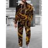 Autumn Cool Dragon 3D Printed Hoodie Suit Men Sweatshirts Sweatpants Casual Fashion Two Piece Tracksuit Set Jogging Tracksuit