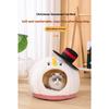 Winter Warm Cat House Semi Closed Cute Christmas Snowman Pet Bed All Season Soft Plush Dog Tent Holiday Gift for Cats Kittens