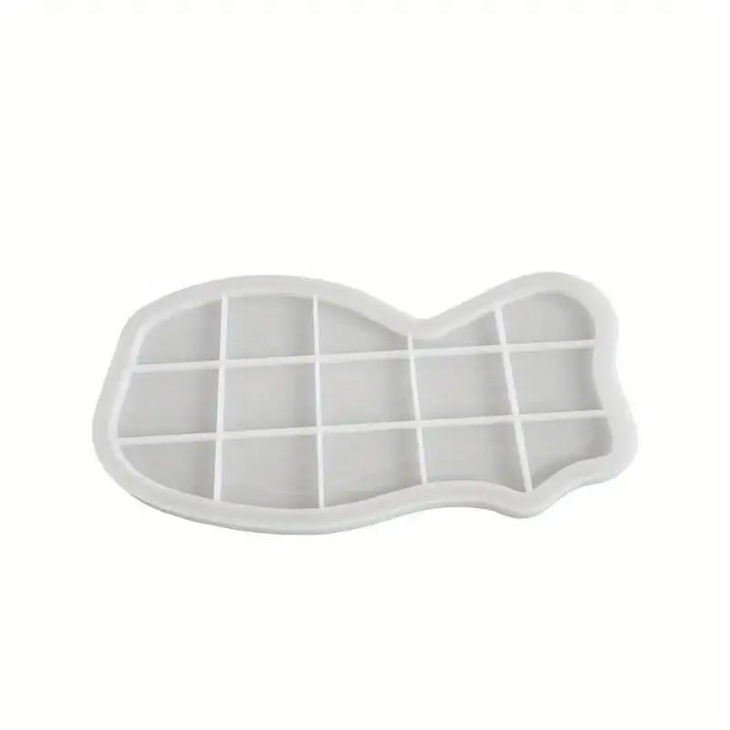 Handmade DIY Ceramic Resin Mold Aromatherapy Candle Tray Mold Cement Gypsum Body Line Storage Decoration Mold Home Furnishings