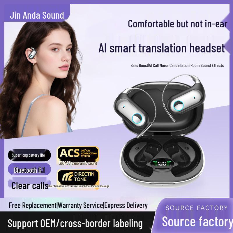 Crossing 2026 Earhook Wireless Bluetooth Open-Air Conduction Earphones
