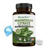 Bcuelov Magnesium Citrate — 200mg, Pure & High Absorption, 120 Veggie Capsules