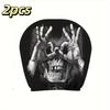 2pcs Vivid Printed Patterns Seat Headrest Protectors Auto Interior Decoration Cover  Year Round Use