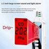 Portable CO Detector for Travel with LCD Display and AAA Batteries