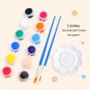 DIY Hand-Painted Colorful Wooden Photo Frame and Ornaments Kit