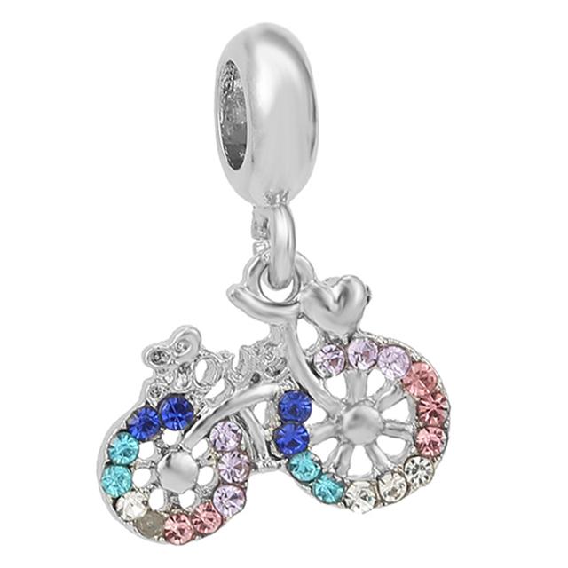 2pcs /Lot 2022 New Trend Silver Plated Beads Cartoon Dangle Charms Fit Original Brand Bracelets Necklaces For Women Diy Jewelry