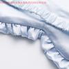 Multicolor Silk Ruffle Sleep Eye Mask - Soft Travel Shading Eye Protection Cover for Women And Men