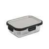 Dulton Food Container with Stainless Lid M and Height 60mm Width 177mm Depth 132mm Capacity 550ml "Enjoy Cooking, Eating, Cleaning" M-0521M