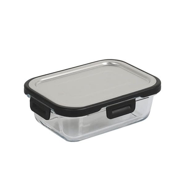 Dulton Food Container with Stainless Lid M and Height 60mm Width 177mm Depth 132mm Capacity 550ml Enjoy cooking eating cleaning M-0521M 4513₽