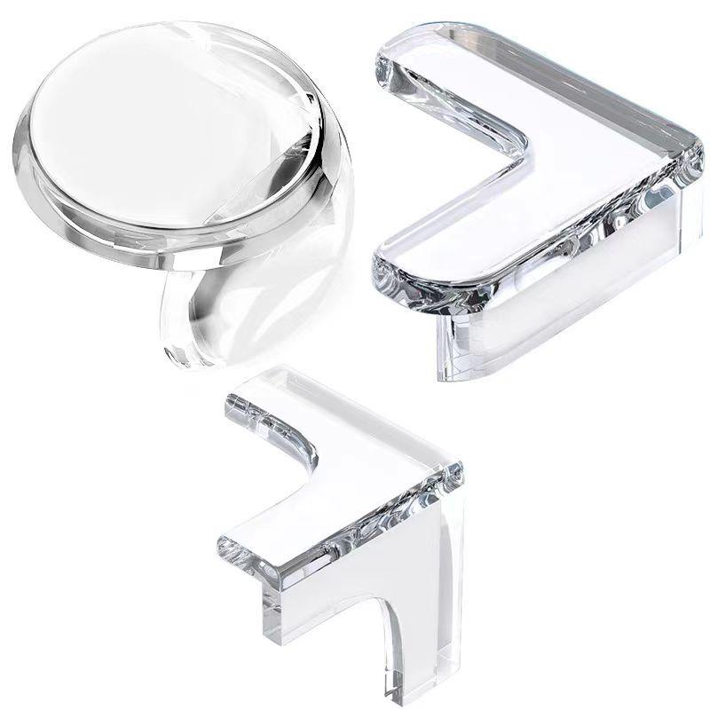Children's Transparent Silicone Corner Protectors - Cute Anti-Bump Table Padding