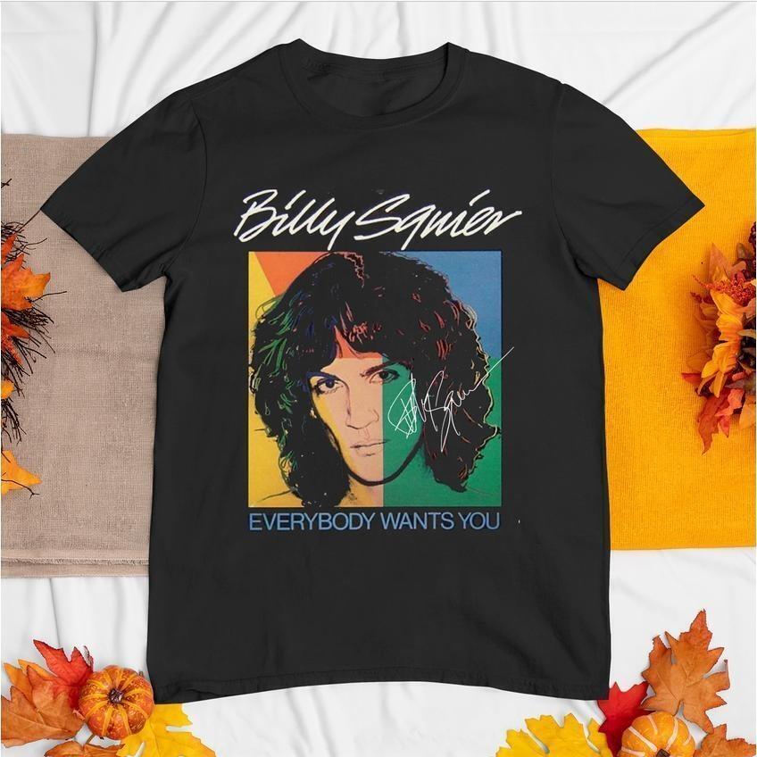 New Popular Billy Squier Signature Unisex Unisex S-5XL T-Shirt Unisex T-Shirt XXXL
