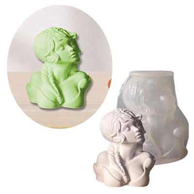 Female Statue Silicone Candle Molds for Epoxy Resin Candle Soap Figurine Silicone Candle Molds for Gypsum Decoration