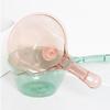 Water Dipper Fruit Vegetable Cleaning Long House Ladle for Garden , Pink