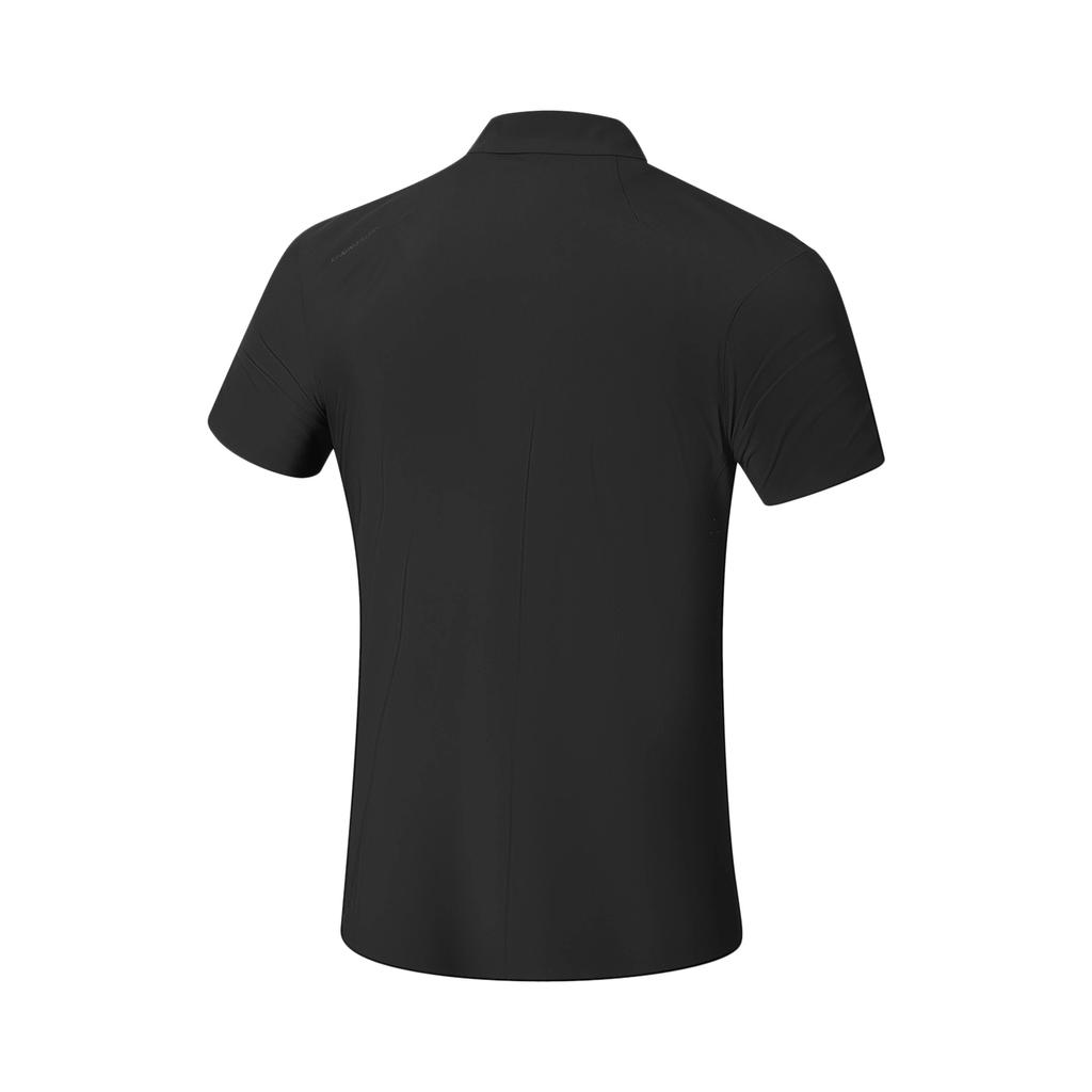 LiNing SS26 Ice Feel Solid Color Comfortable Sun Protection Polo Shirt Men tops APLW959-1