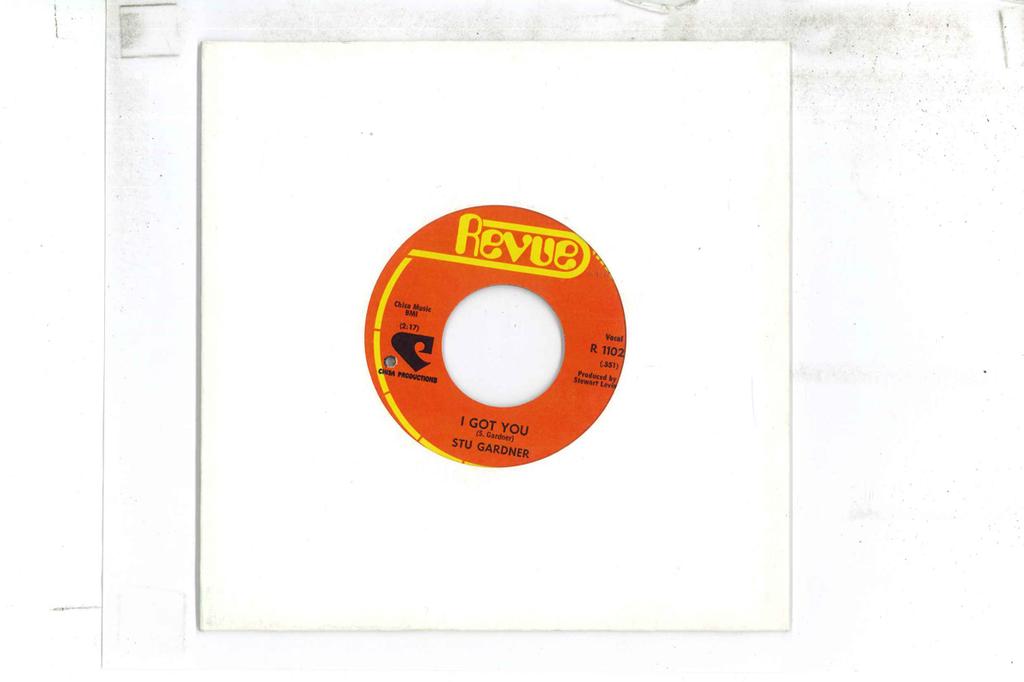 7inch Record STU GARDNER  I Got You R11027 REVUE 1968 US SoulFunk Used