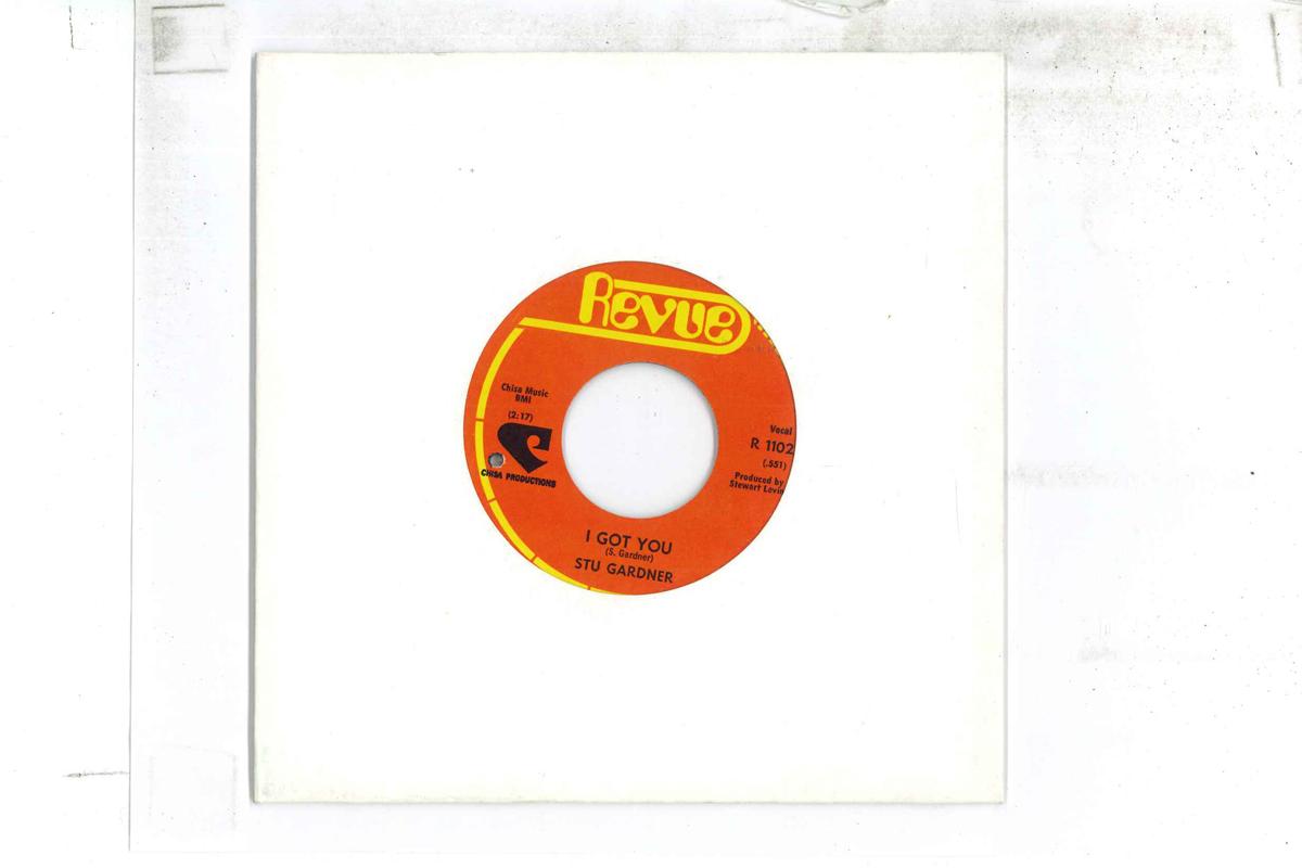 

7inch Record STU GARDNER I Got You R11027 REVUE 1968 US SoulFunk Used