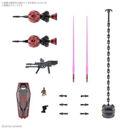 BANDAI SPIRITS HG Mobile Suit Gundam GQuuuuuuX Red 1 144 Scale Pre-colored Plastic Model