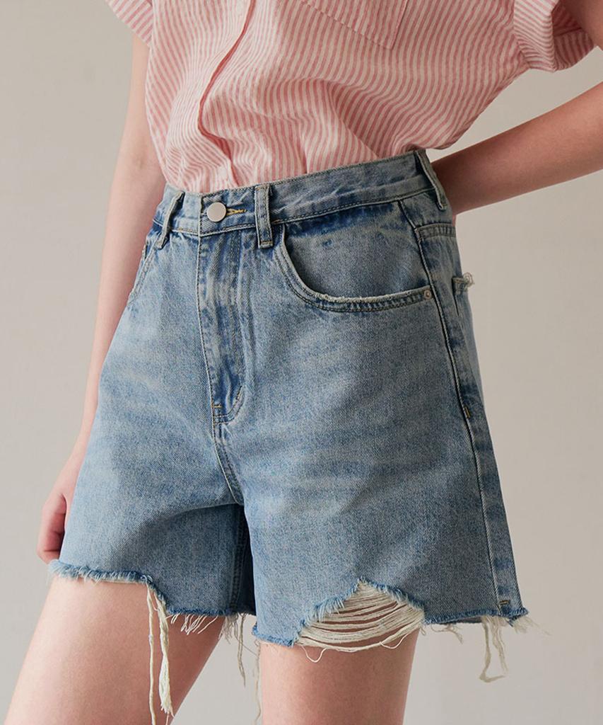 SLOWLOLLI Haze Cutting Shorts Pants_3 Colors