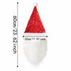 Fake Beard Plush Xmas Cap Long Plush Festive Party Cap Christmas Santa Hat  Stage Performance