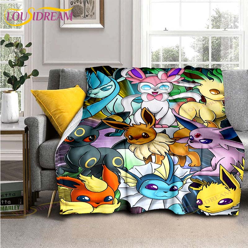 

Cartoon Pikachu Pokemon Blanket Couch Quilt Cover Travel Bedding Outlet Throw Blanket Flannel Blanket Bedspread Picnic Blanket 75x90cm