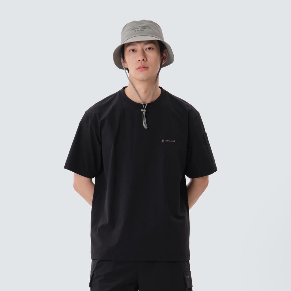 [Snowpeak] Короткорубашка из Кордуры Черная (S25MMPTS02) 110