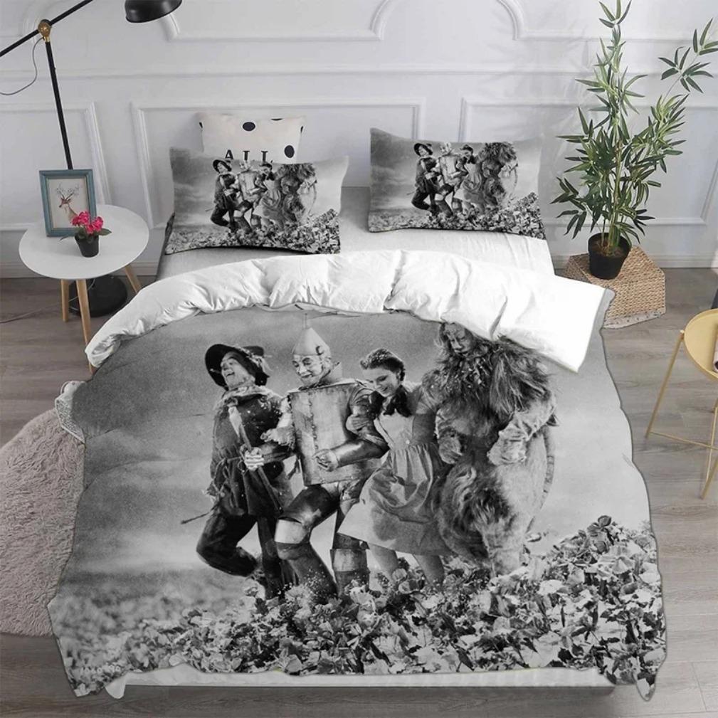 The Wizard of Oz Bedding Sets,Wizard of Oz Duvet Cover,Anime Quilt Bed Cover Duvet Cover Pillow Case 2-3 Pieces Sets Kids Adult