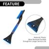 1pc 60x11cm Universal Car Ice Scraper Brush with Broom - SUV Snow Frost Remover for Car Truck RV Windscreen Side Window Anti Crash - Plastic Blue