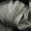 Handmade Pearlescent Floral Organza Wedding Stage Backdrop Fabric