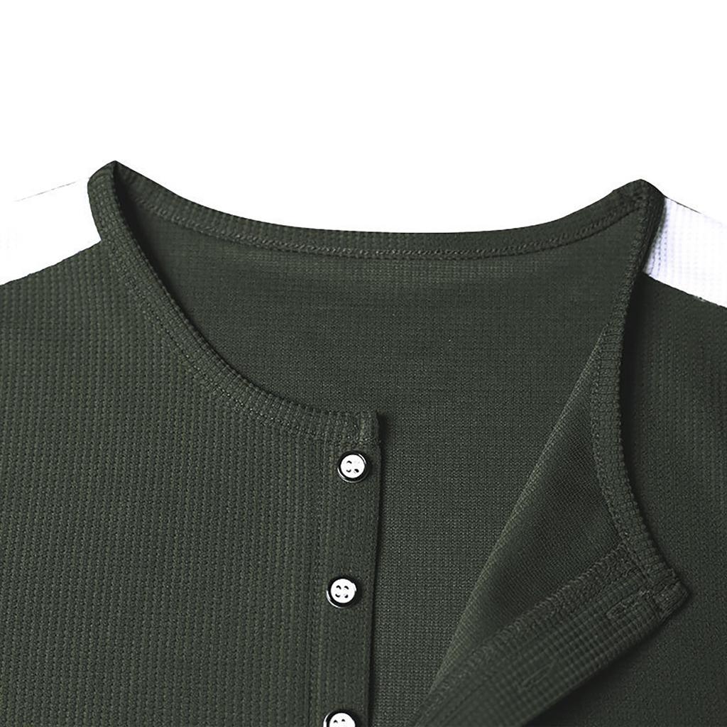 Tricou de vară vintage pentru bărbați Streetwear 3 nasturi Open Fly Îmbrăcăminte lejeră Tricou cu mânecă scurtă cu imprimeu