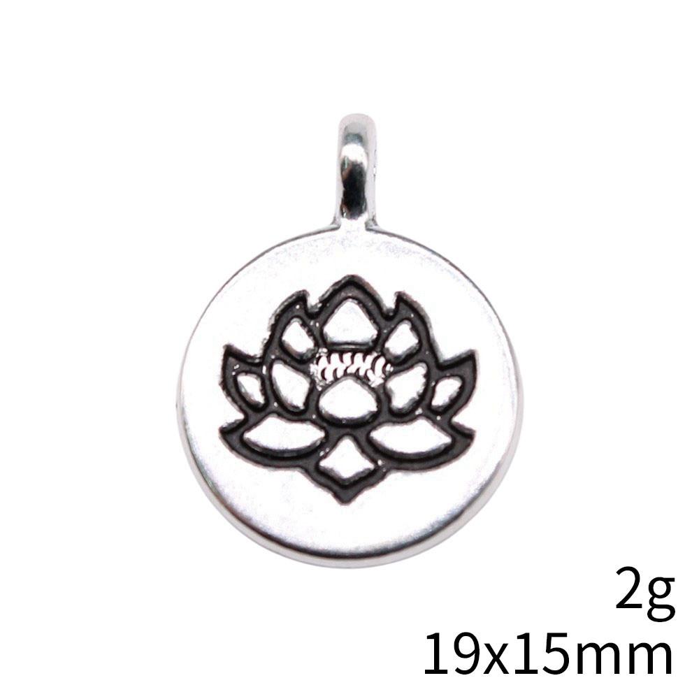 Back To School Bag Charms Rose Lotus Charms Pendant Women's Bags Bracelet Pendant