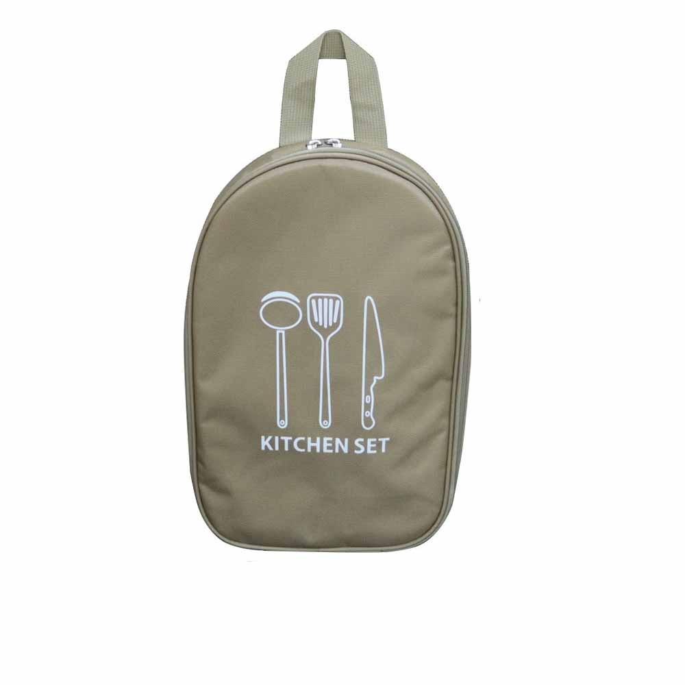 No Tableware Kitchen Utensil Storage Bag Large Capacity Picnic Cooking Bag  Cooking Utensil