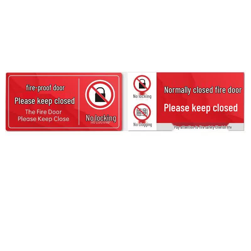 ABDO Safety Warning Sign Stickers