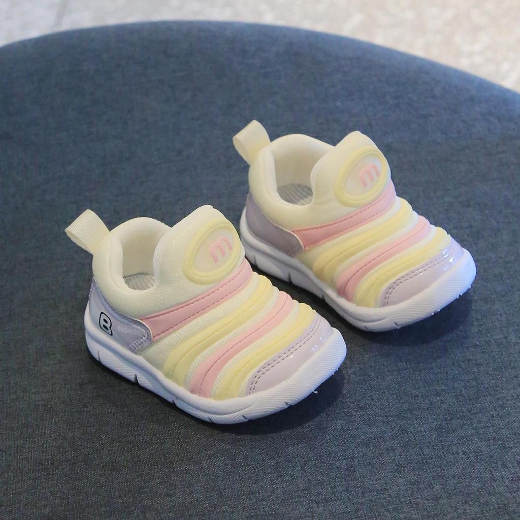 Spring Infant Caterpillar Walking Shoes: Breathable, Soft Sole, Lightweight, for Boys & Girls Ages 1-3