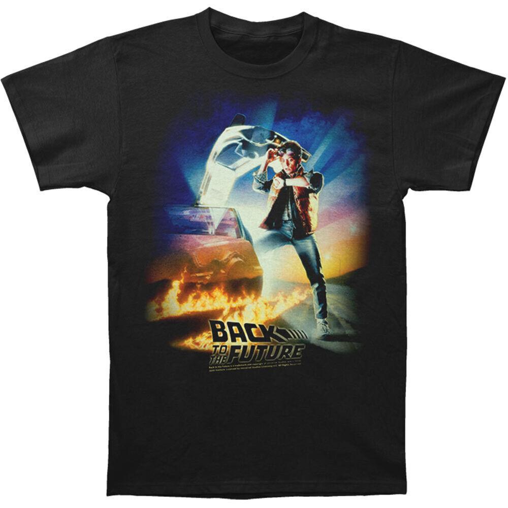 

Back To The Future BTF Poster Black Unisex T-shirt