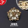 1pcs High-grade Coat Button for Clothing Metal Fur Button Mink Button Decorative Accessory