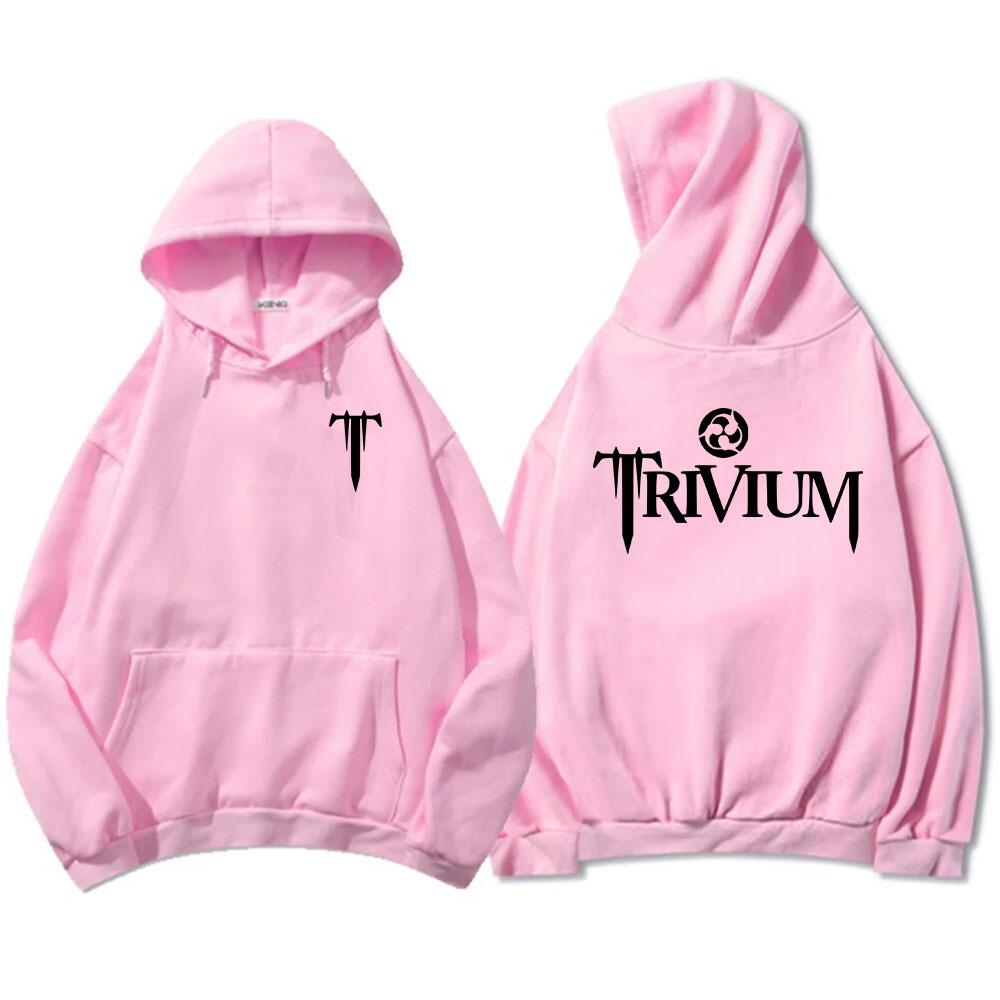 Trivium Zespół Ciężka Mentalność Bluzy Męskie Moda Jesień Polarowa Bluza z Kapturem Długi Rękaw Codzienna Grunge Streetwear Hip Hop Unisex Bluza z Kapturem