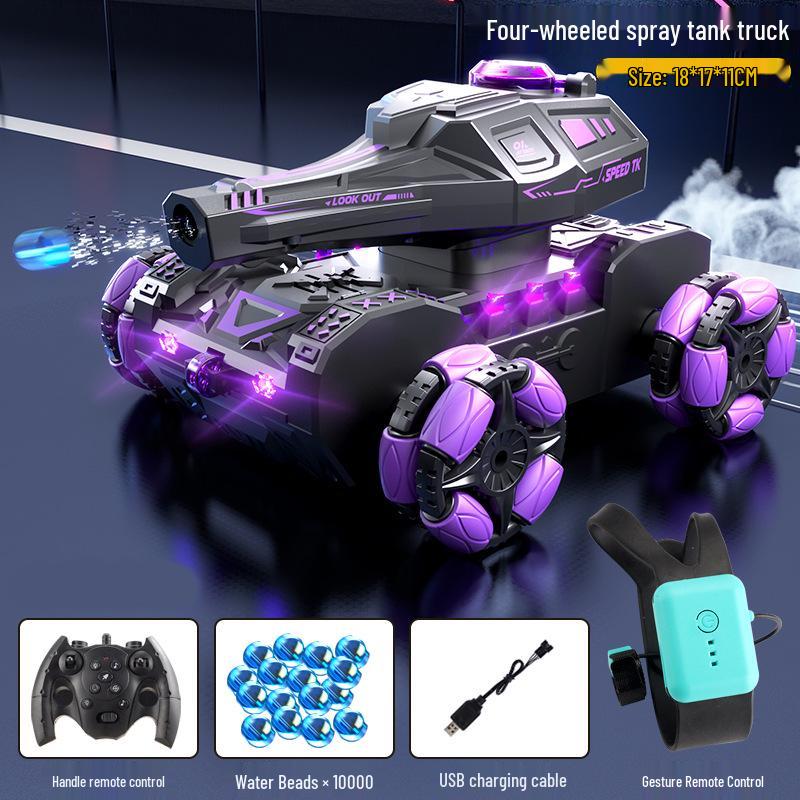 Cross-Border Gesture-Control Remote Water Bomb Tank 360° Rotating Off-Road Toy Car