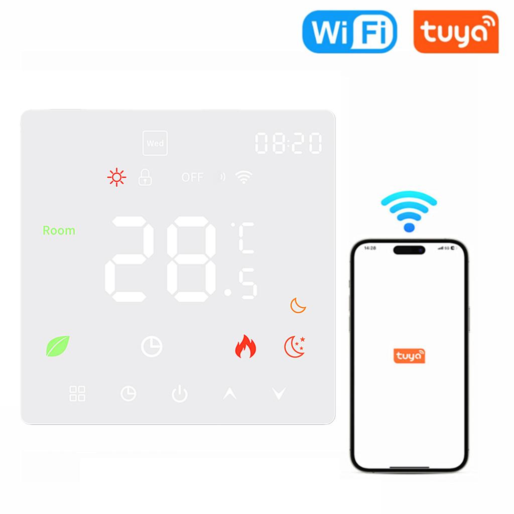16A Smart Thermostat with LCD Display Floor Heating Temperature Controller Smart Home Assistant for House